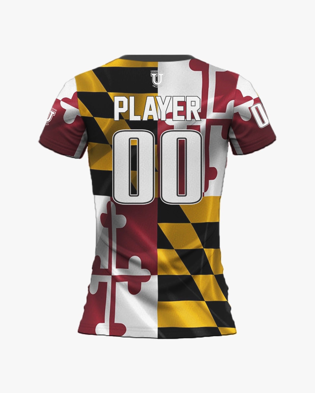 Maryland Heat Dri Tech T-Shirt ~ Black Maryland Flag
