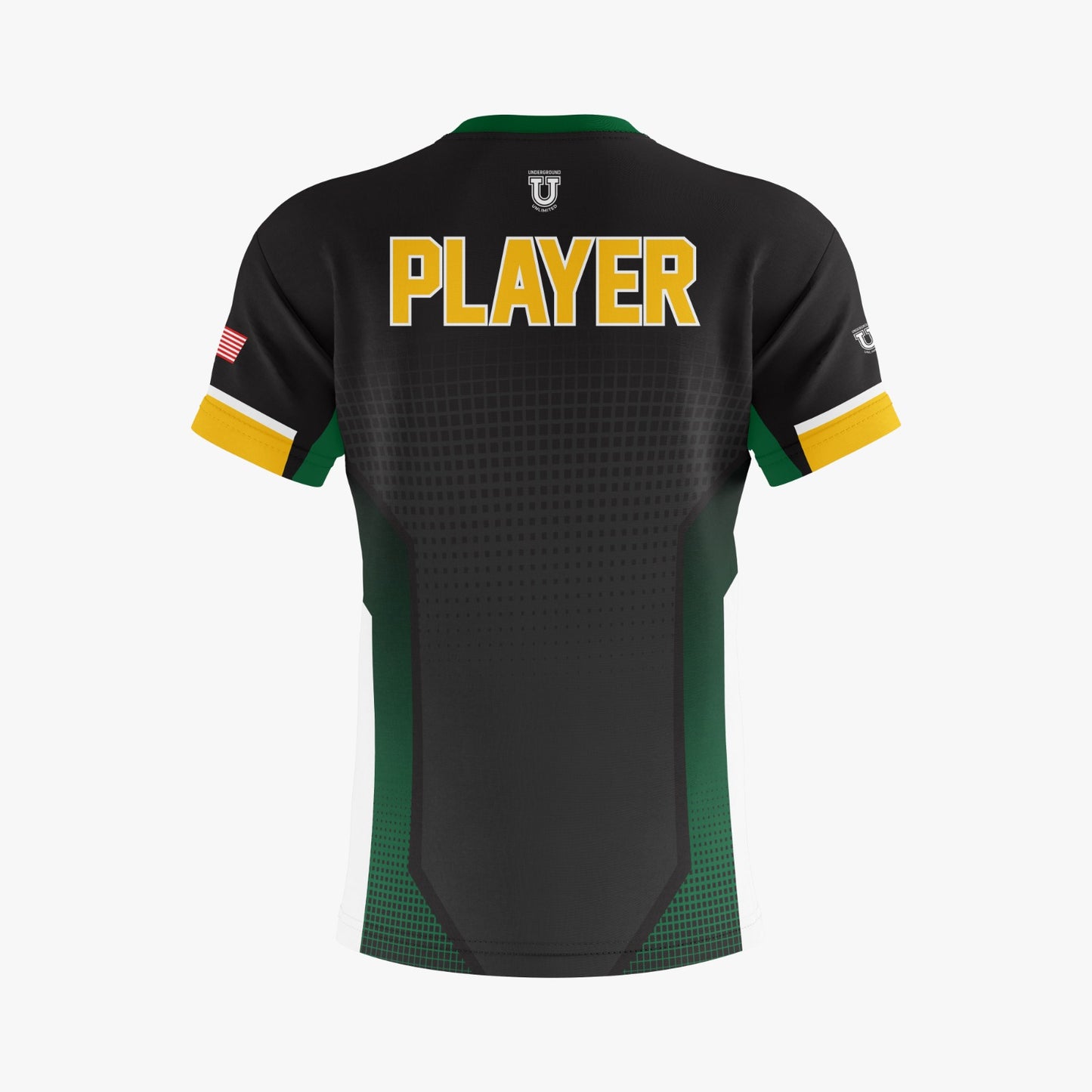 Copy of QA Dri Tech T-Shirt ~ Black Dot Tapered