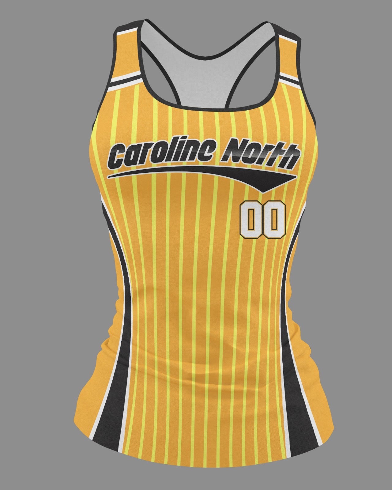 Caroline North Performance Dri Tech Design ~ Yellow
