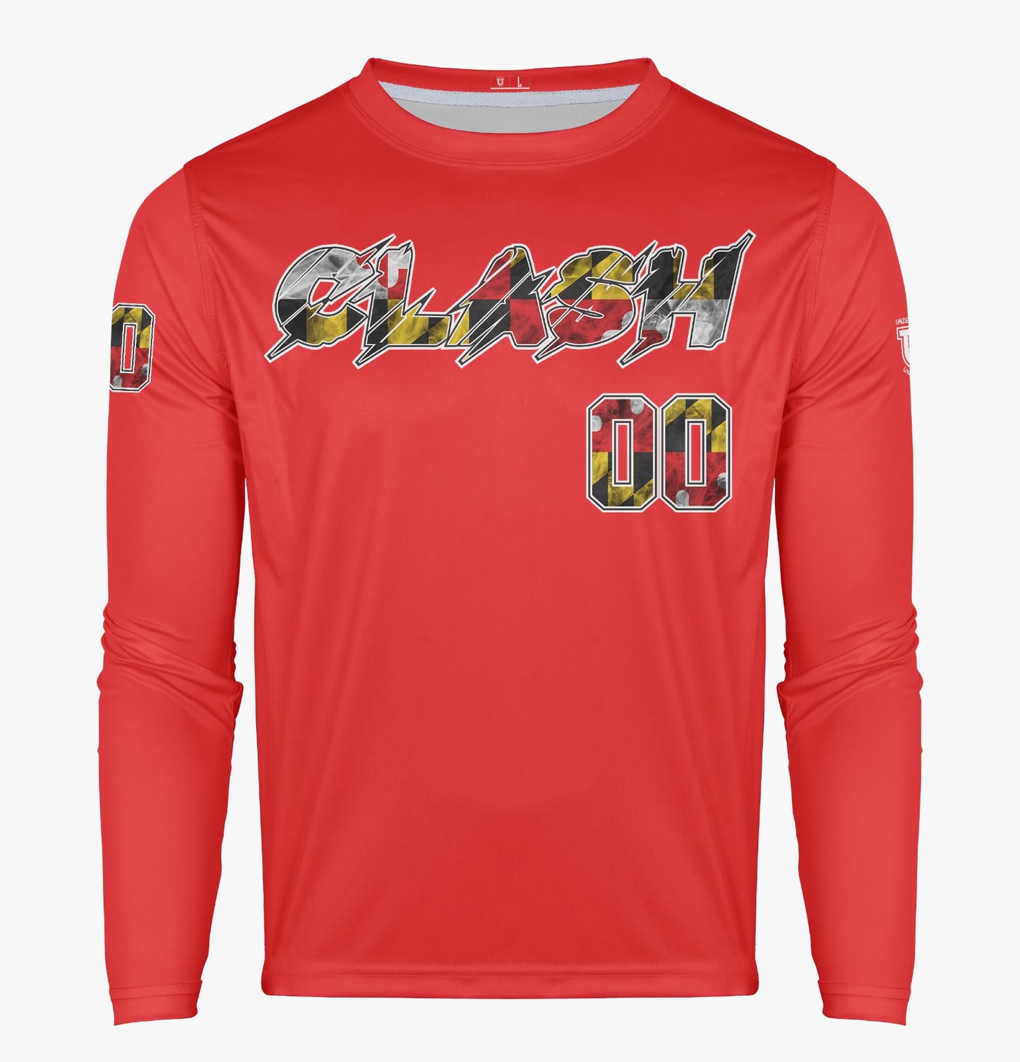 Maryland Clash Pro Performance Sun Long Sleeve ~ Solid Red