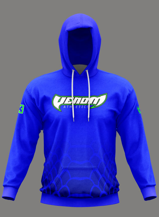 Venom Athletics Performance Hoodie ~ Blue Ghosted Base