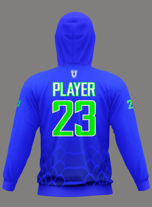 Venom Athletics Performance Hoodie ~ Blue Ghosted Base