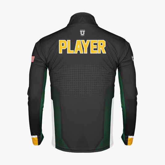 QA Dri Tech Performance 1/4 Zip Pullover ~ Black Dot Tapered