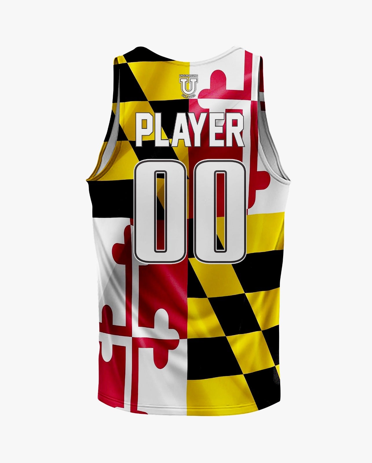 Maryland Heat Dri Tech Tank Top ~ Black Maryland Flag