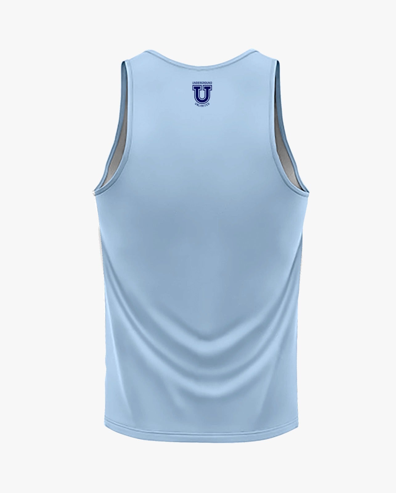 W.T. Chipman Dri Tech Tank Top ~ Columbia Navy Dot
