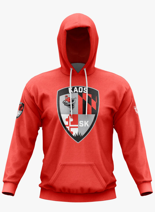 Shore Kaos Performance Hoodie ~ Solid Orange