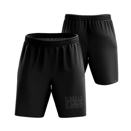 RVFD Dri Tech Stretch Training Shorts ~ Blackout