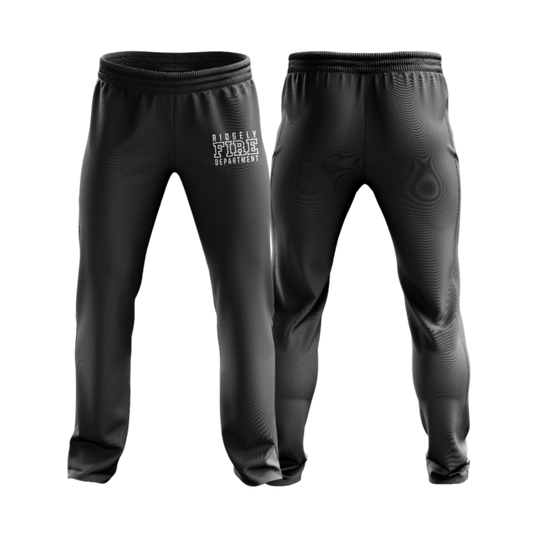 RVFD Cotton Fleece Sweatpants Mens/Unisex ~ Blackout