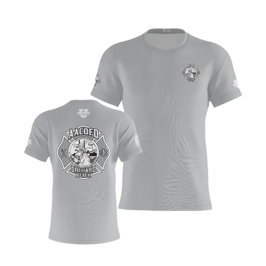 Orchard Beach Performance Dri Tech Design ~ Zeus Logo (Light Grey Greyscale)