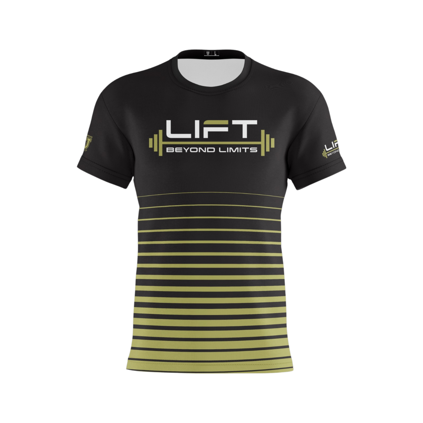 Lift Beyond Limits Performance Dri Tech Shirt ~ Striped