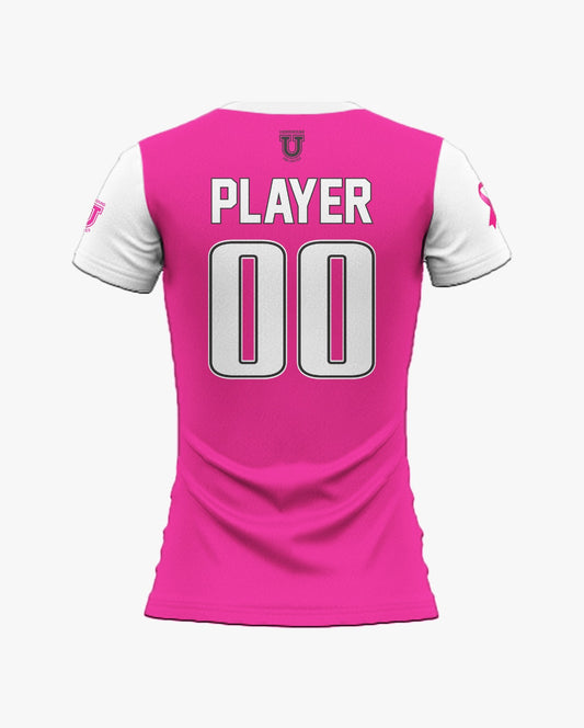 Maryland Heat Dri Tech T-Shirt ~ White Pink