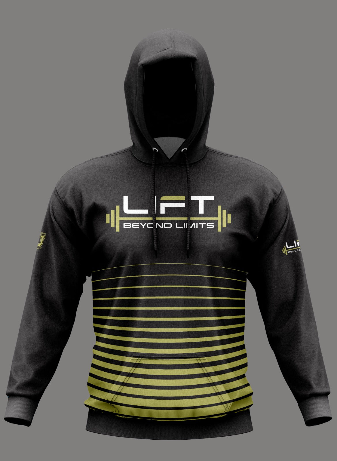 Lift Beyond Limits Performance Hoodie ~ Striped