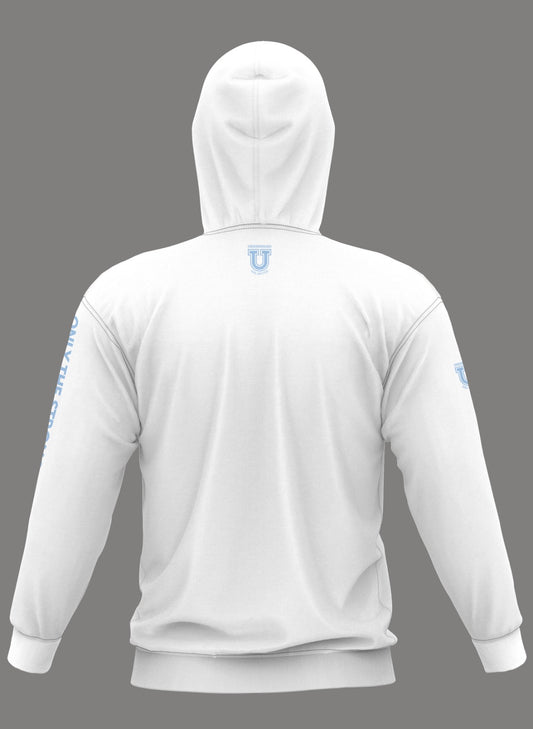 W.T. Chipman Performance Hoodie ~ Spartan White "Only the Strong are Spartans"