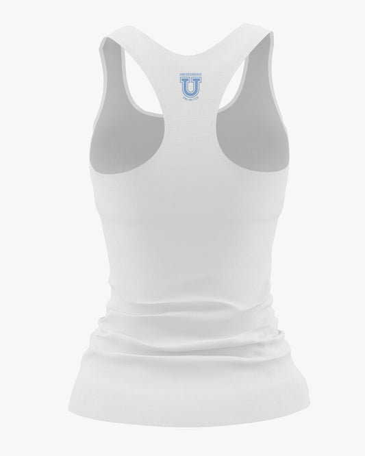 W.T. Chipman Dri Tech Women's Razorback ~ Spartan White