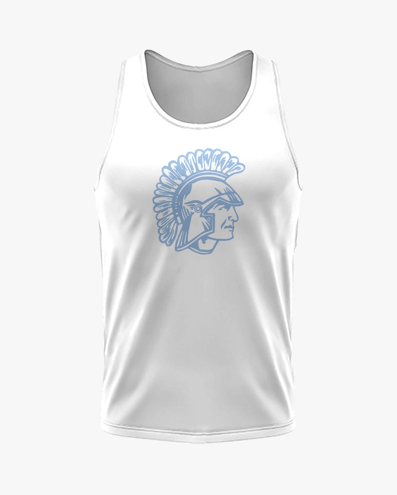 W.T. Chipman Dri Tech Tank Top ~ Spartan White