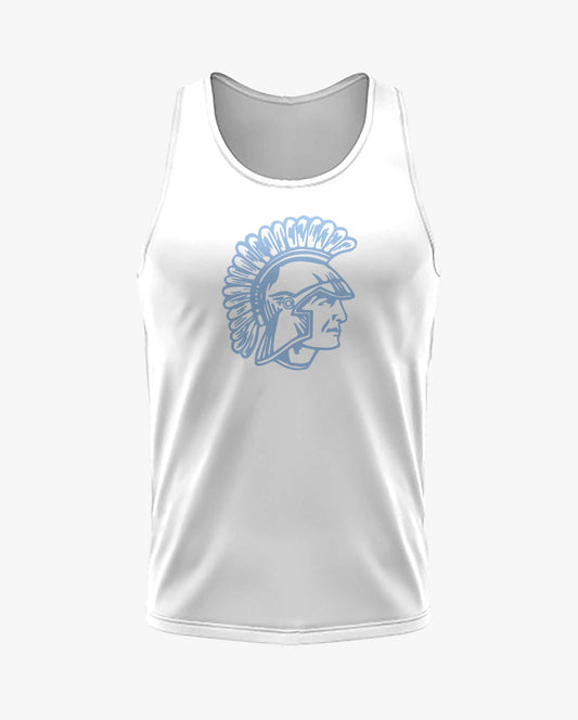 W.T. Chipman Dri Tech Tank Top ~ Spartan White