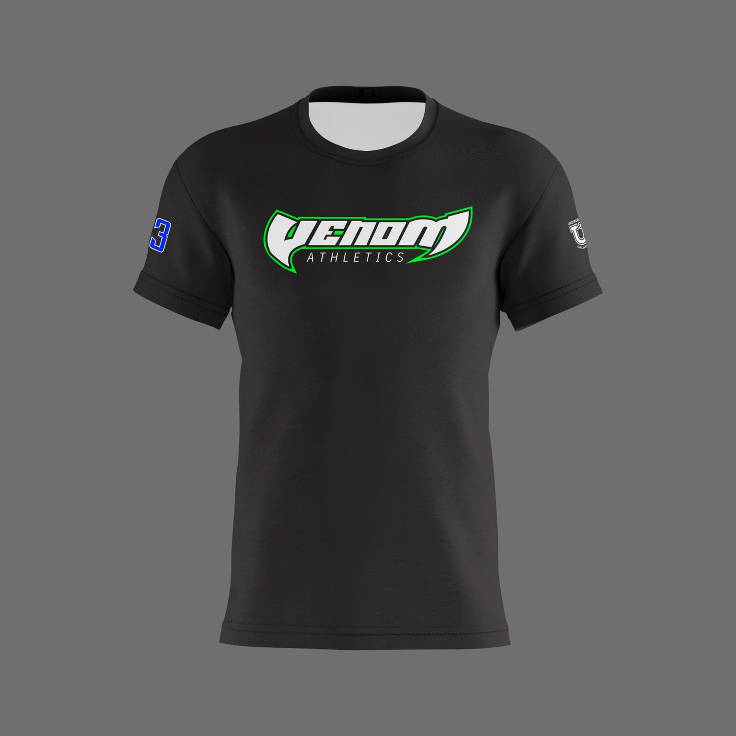Venom Athletics Dri Tech T-Shirt ~ Black