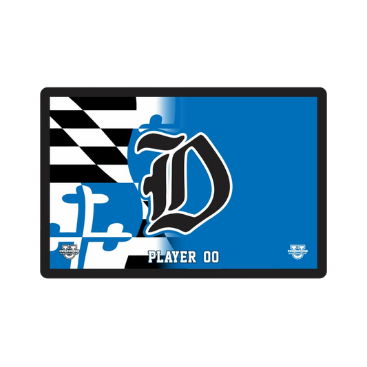 Dorchester Diamonds Sherpa Lined Blanket ~ Blue Flag Fade