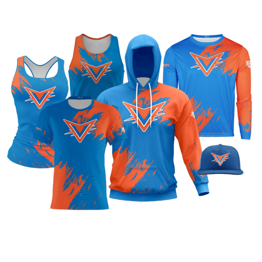 Eastern Shore Velocity Performance Dri Tech Design ~ Paint Splatter