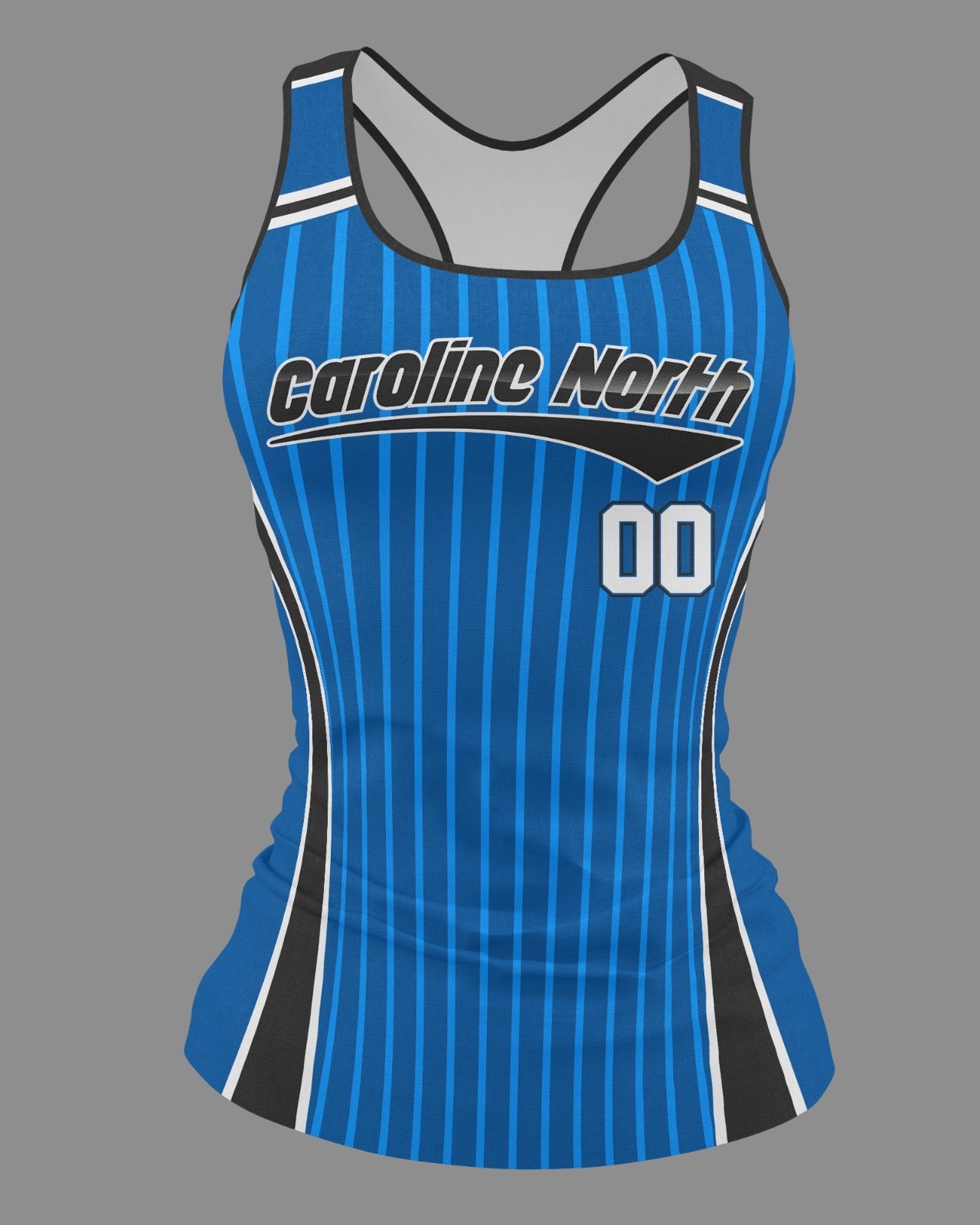Caroline North Performance Dri Tech Design ~ Royal Blue