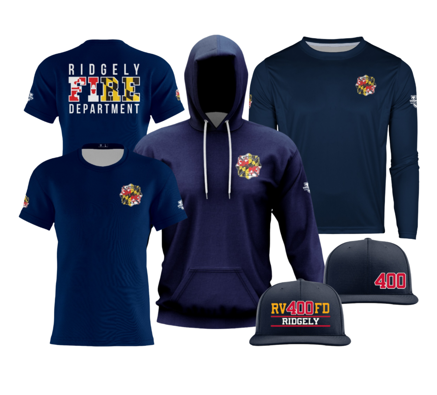 RVFD Dri Tech Apparel ~ Standard Blues {Maryland}