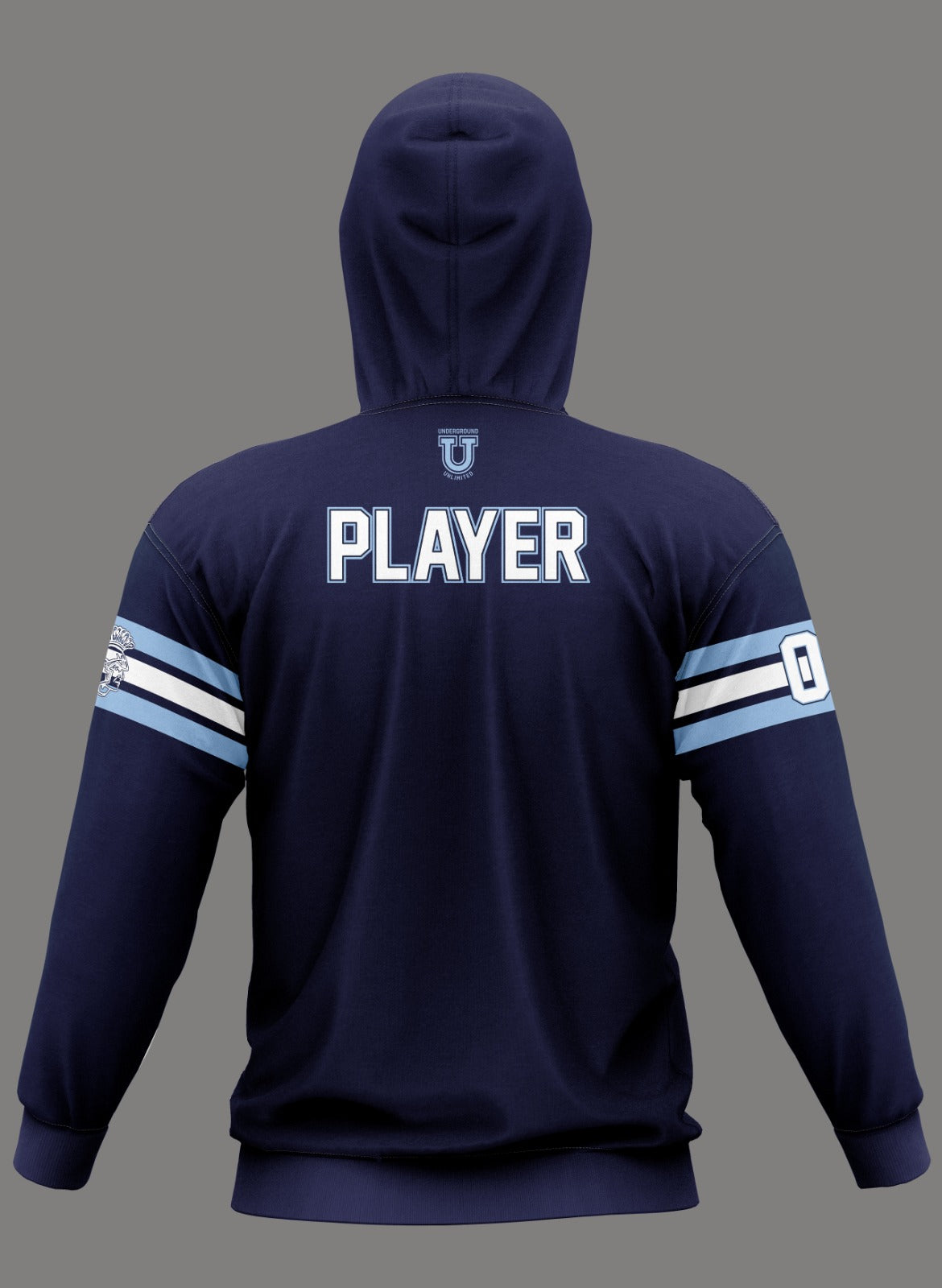 W.T. Chipman Performance Hoodie ~ Navy Chipman Spartan