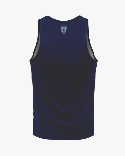 W.T. Chipman Dri Tech Tank Top ~ Navy Chipman Spartan