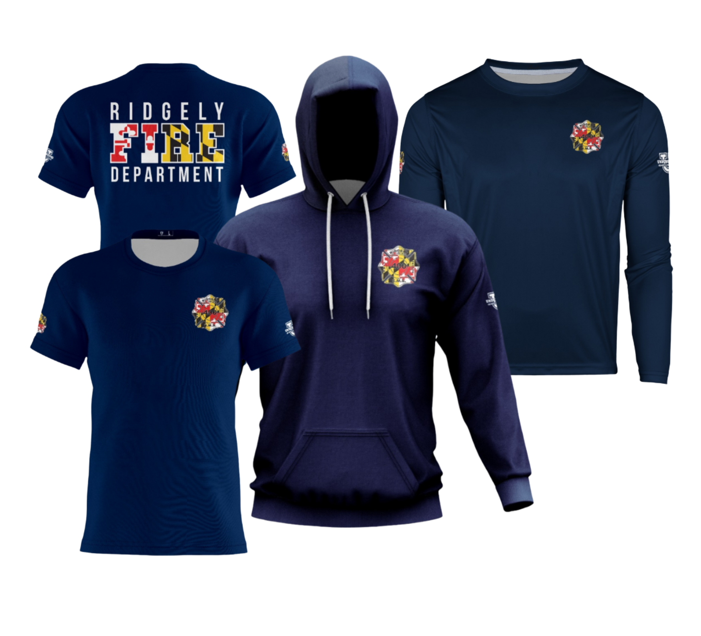 RVFD Dri Tech Apparel ~ Standard Blues {Maryland}