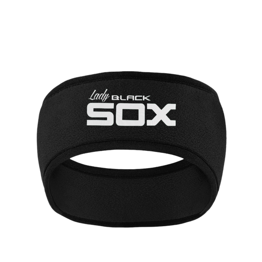 Lady Black Sox Headband Earwarmer ~ Black