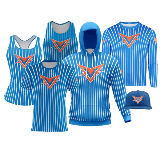 Eastern Shore Velocity Performance Dri Tech Design ~ Pinstripes