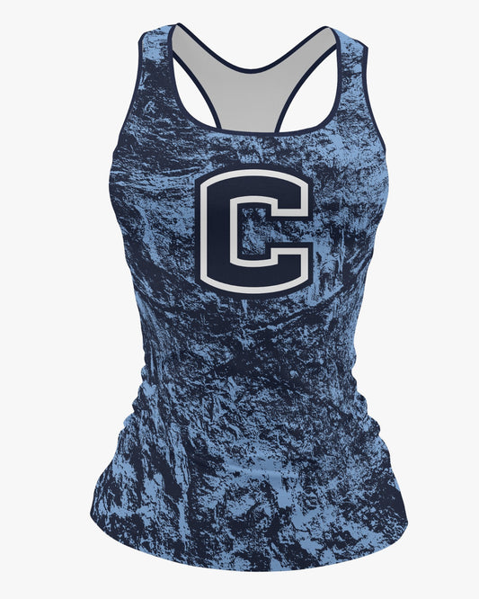 W.T. Chipman Dri Tech Women's Razorback ~ Tie-Dye C Central "Home of the Spartans"