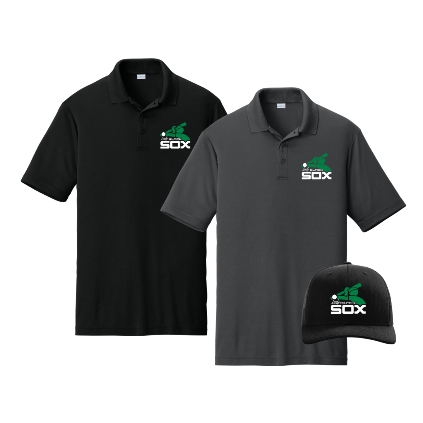 Lady Black Sox Embroidered Polo ~ Coaches Polo {2 Color Options}