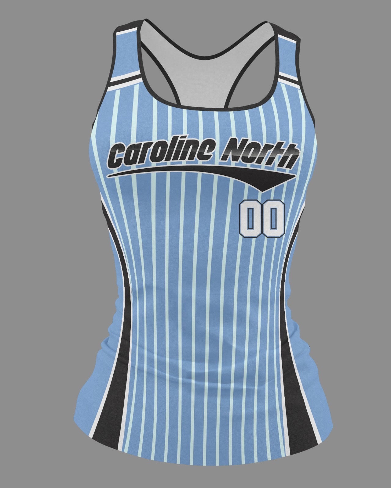 Caroline North Performance Dri Tech Design ~ Light Blue