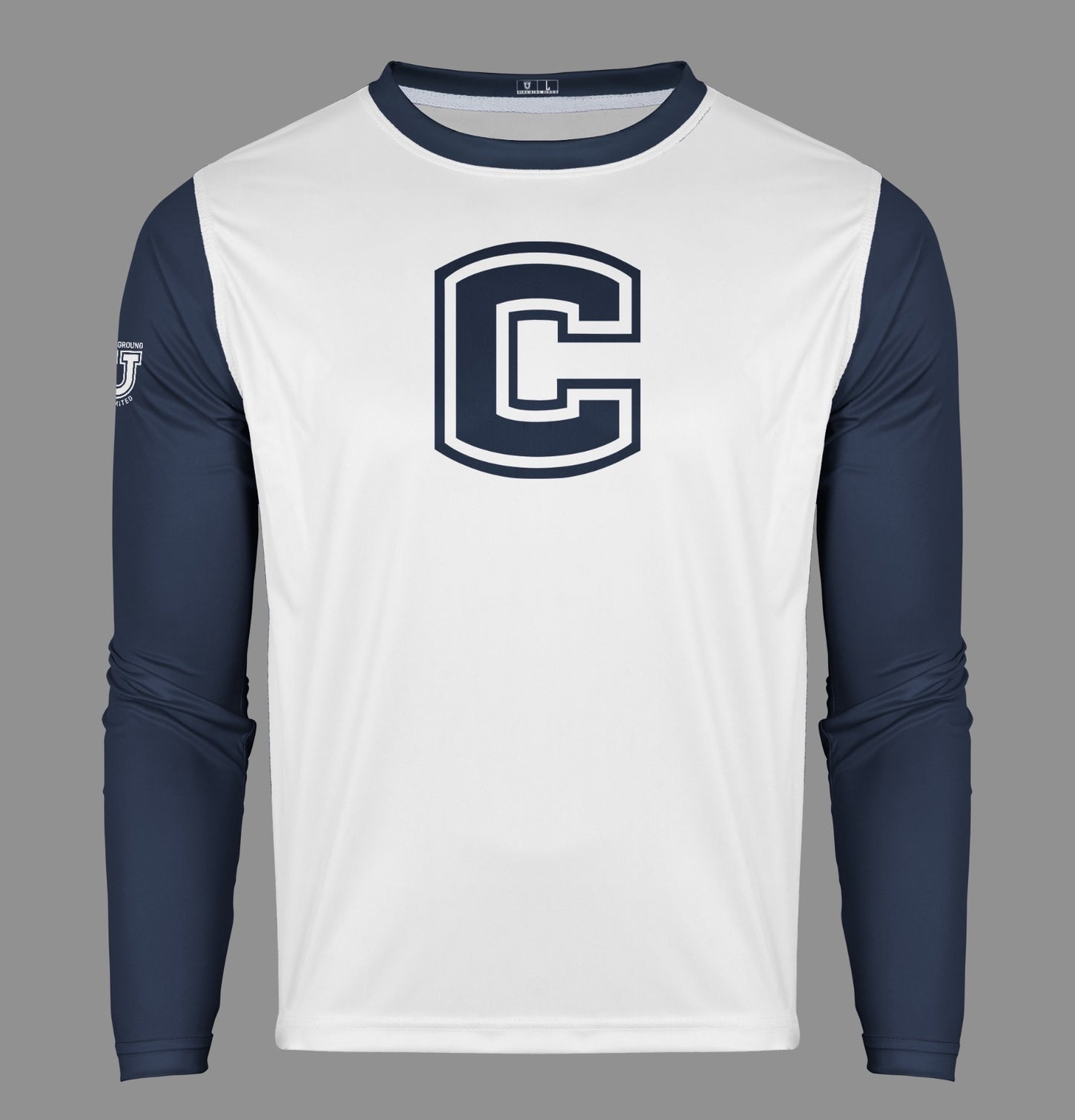W.T. Chipman Pro Performance Sun Long Sleeve ~ White C Central "Home of the Spartans"
