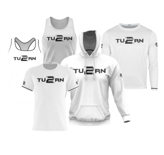 TU2RN Performance Dri Tech Apparel ~ Game Day Jersey Replica {White/Black}