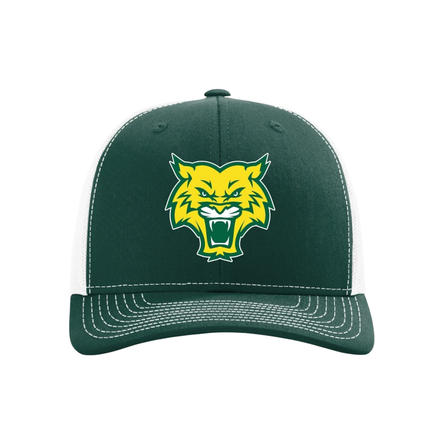 GORC Wildcats Embroidered Hat ~ Dark Green/White Wildcat Logo {Snapback}
