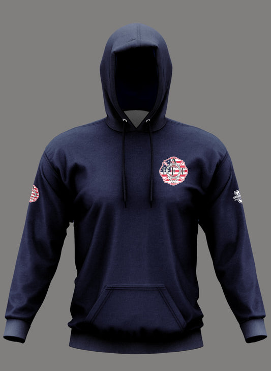 AAFD Performance Hoodie ~ USA Navy Blue
