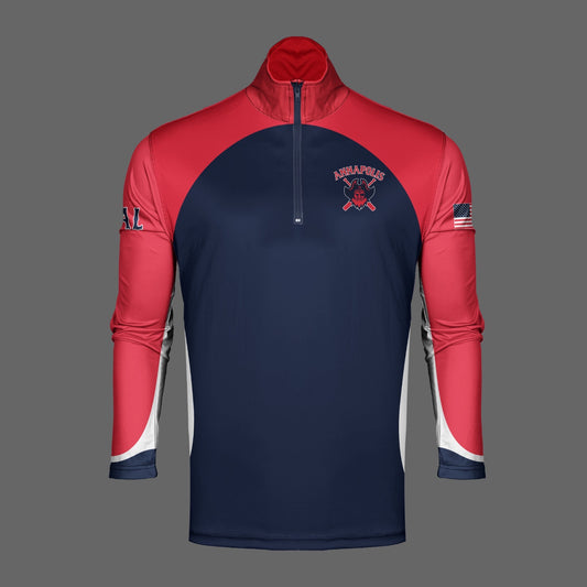 Annapolis PAL Dri Tech Performance 1/4 Zip Pullover ~ Blue