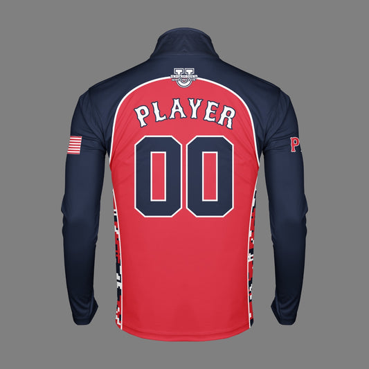 Annapolis PAL Dri Tech Performance 1/4 Zip Pullover ~ Red