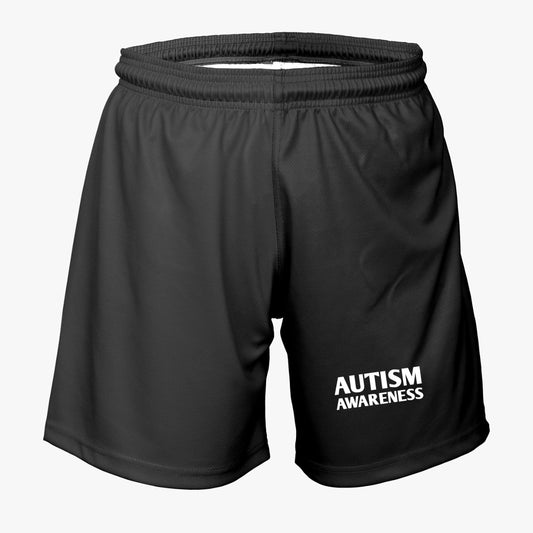 Autism Awareness Dri Tech Stretch Training Shorts {Black}