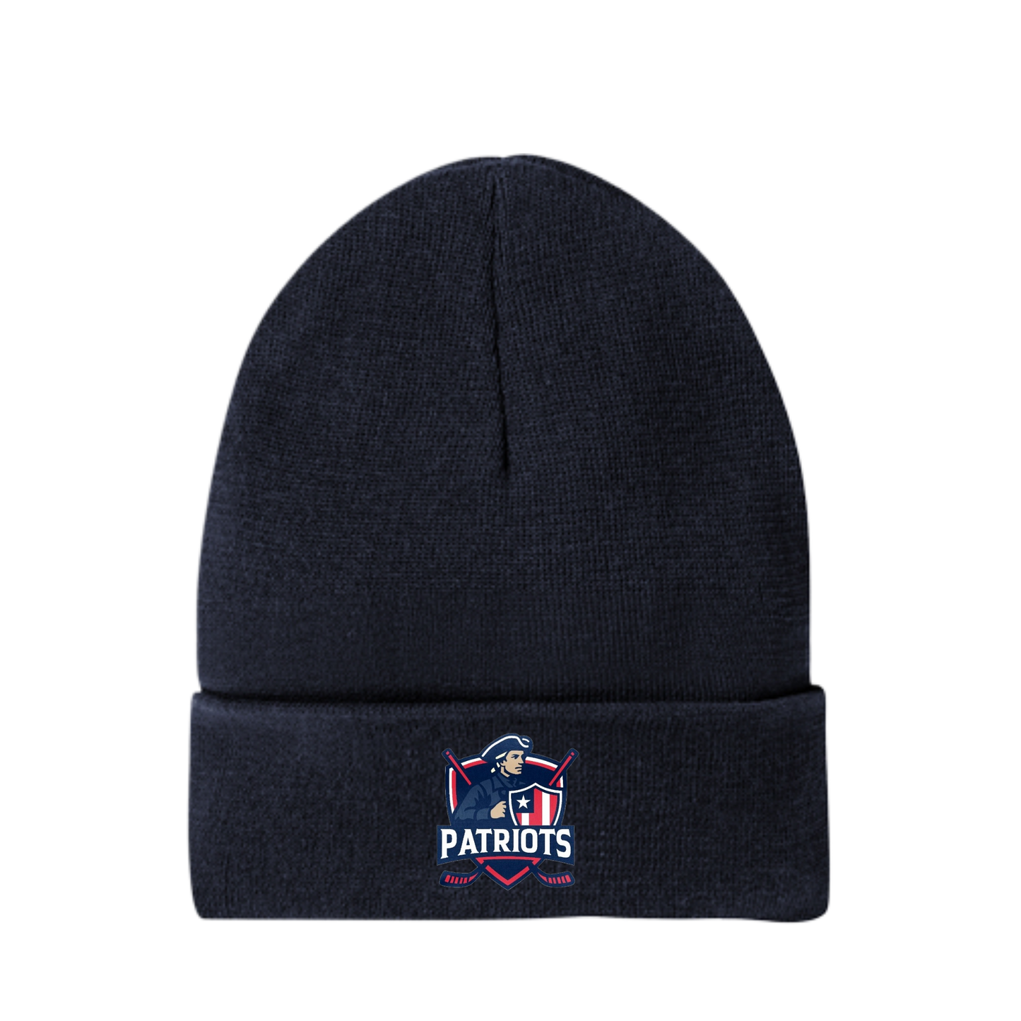 Patriots Ice Hockey Beanie ~ Navy