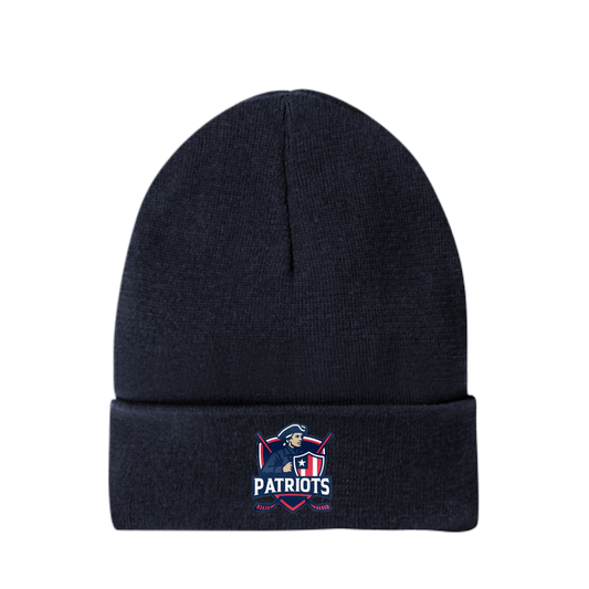 Patriots Ice Hockey Beanie ~ Navy