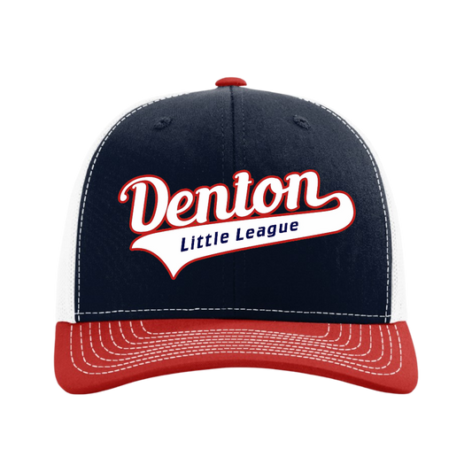 Denton Little League ***All-Stars 2026*** Snapback ~ Navy/Red/White