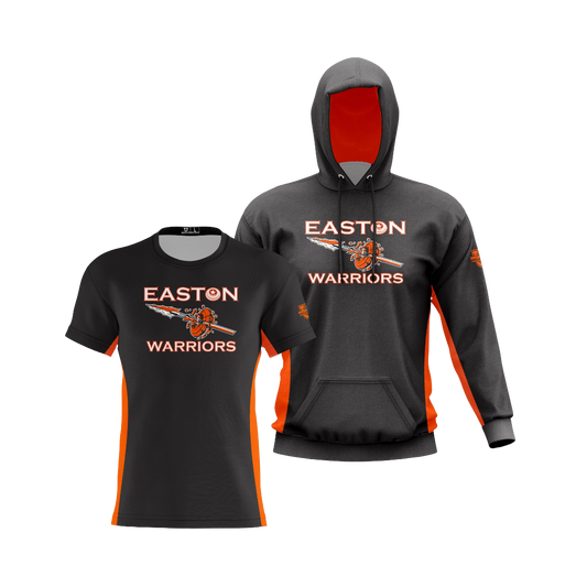 EHS Clay Shooting Team Performance Dri Tech Design ~ Fall 2026 {Black w Orange Sidelines}