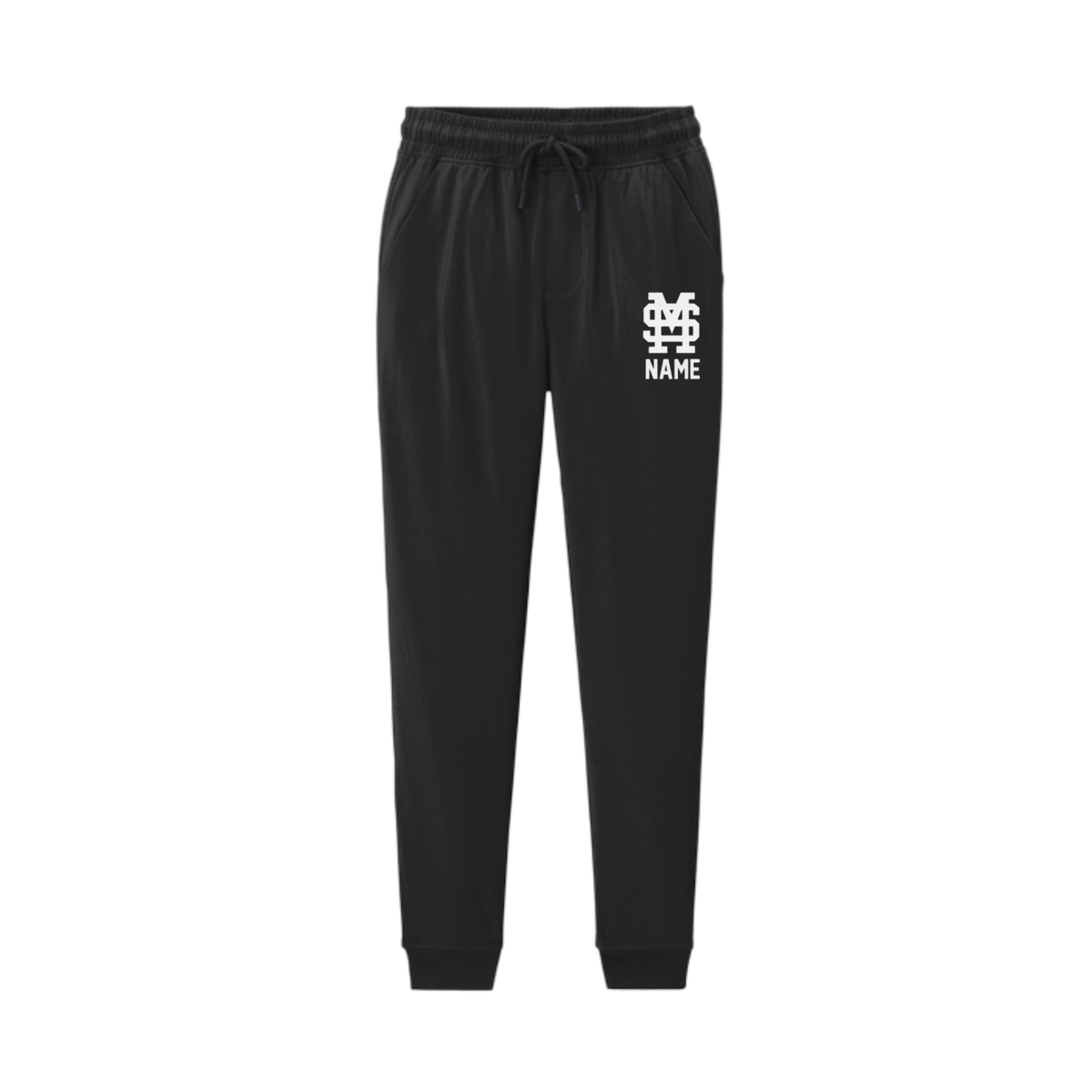 St. Michaels High School Joggers ~ Black {Embroidered}