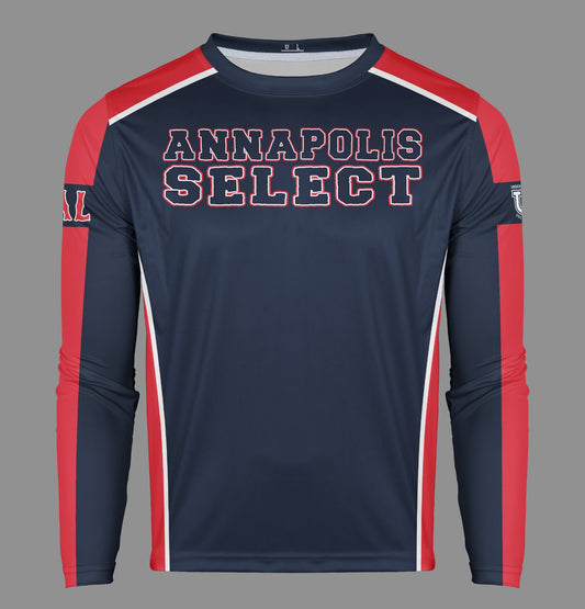 PAL Pro Performance Sun Long Sleeve ~ Navy Annapolis Select