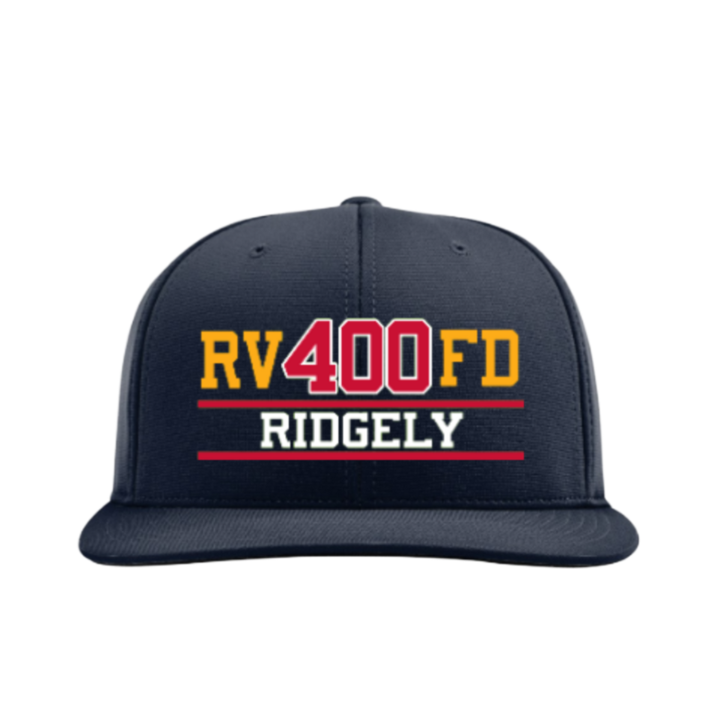 RVFD Embroidered Hat ~ Standard Navy RV400FD {Flexfit/Snapback}