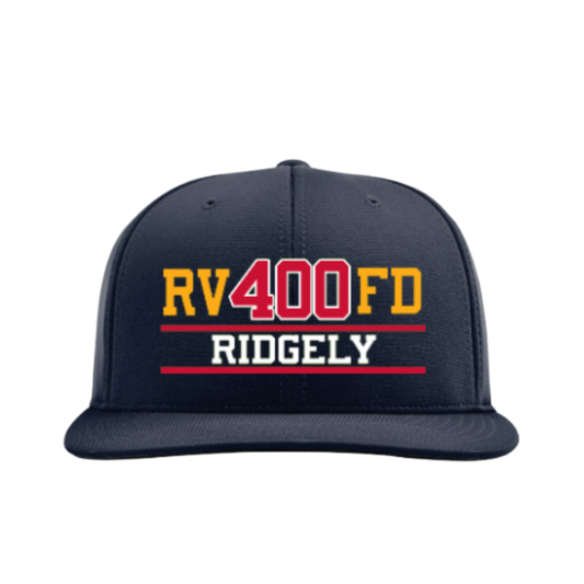 RVFD Embroidered Hat ~ Standard Navy RV400FD {Flexfit/Snapback}