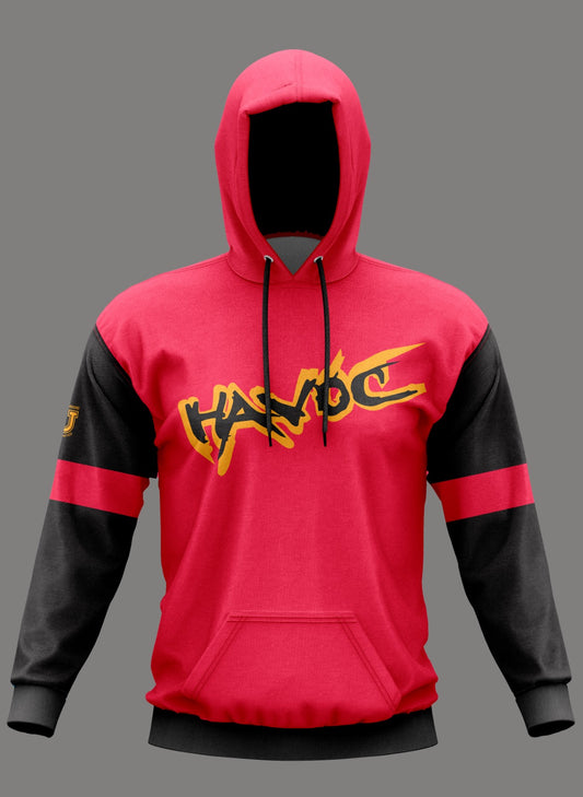 Havoc Performance Hoodie ~ Jersey Replica {Red}
