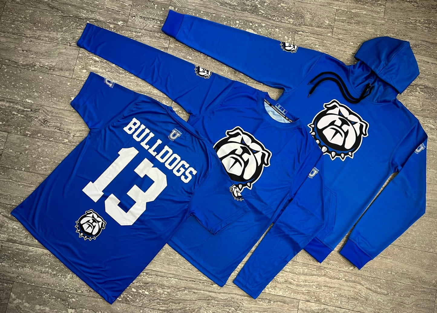 North Caroline Performance Apparel ~ Bulldogs {Blue}